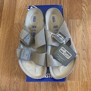 Birkenstock Arizona Soft footbed Stone Coin EU 39 Regular